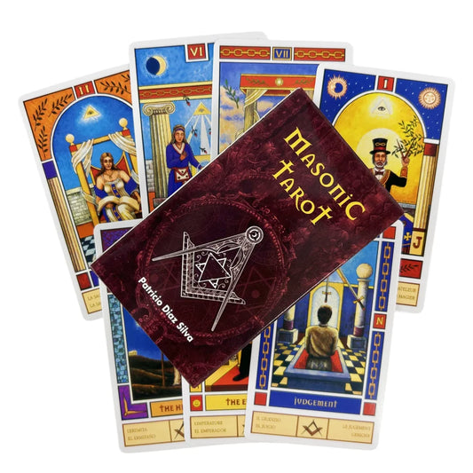 Masonic Tarot Deck Cards Divination Deck English Versions Edition