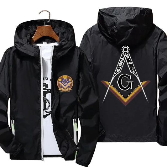 Mason Masonic Freemasonry Square And Compass Jacket Men Women Sun