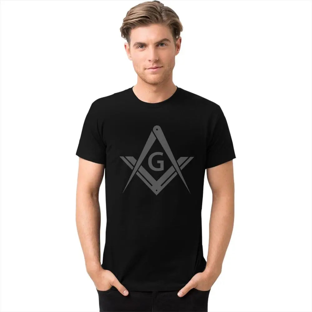 Custom Freemason Logo T Shirts Men Short Sleeve Masonic Mason Freemasonry T-shirt Casual Tee Tops Pure Cotton Oversized Tshirts