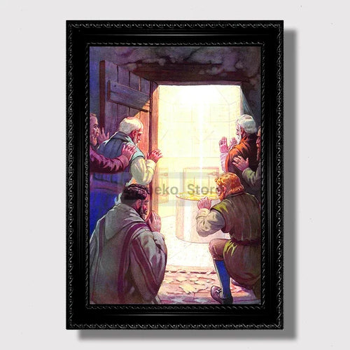 Vintage Masonic Renaissance Poster  Abstract Freemasonry Canvas Wall
