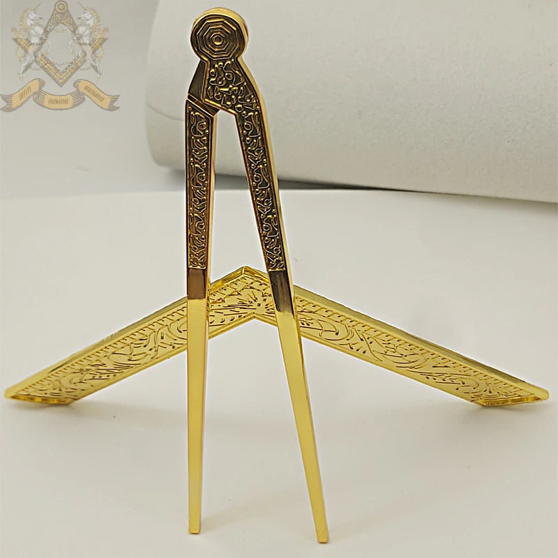 Premium metal Masonic Plaza & Compass large 6 inch Bible Lodge