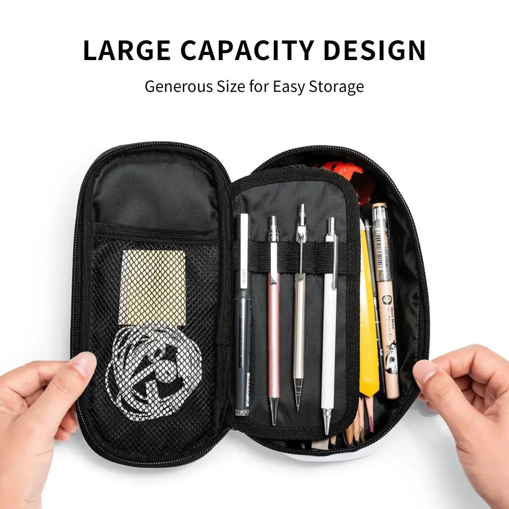 Custom Cute Gold Square Compass Masonic Freemason Pencil Cases for Freemasonry Mason Pencil Pouch School Accessories