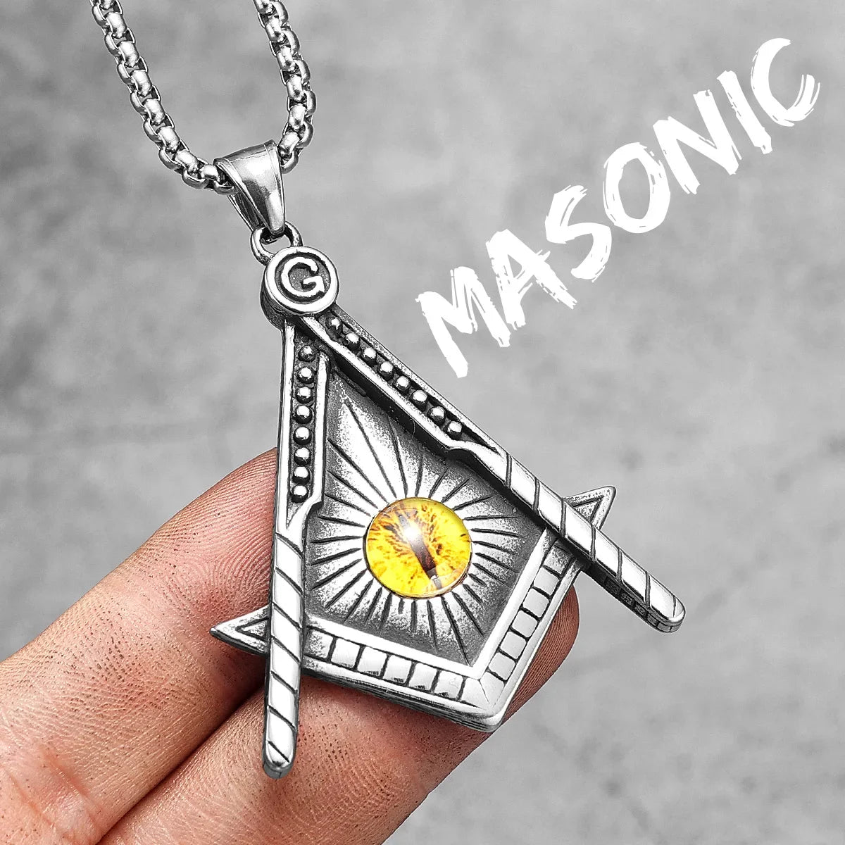 Salomon Star of David Masonic Stainless Steel Men Necklaces Pendant Chain Punk New in For Women Fashion Jewelry Gifts Wholesale