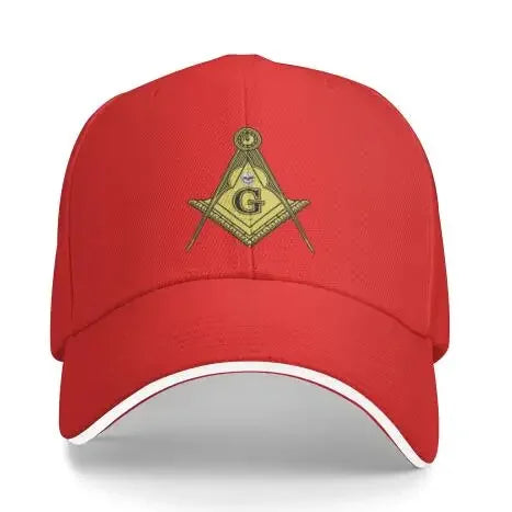 Freemason Masonic Sports Denim Cap Adjustable Unisex Plain Baseball