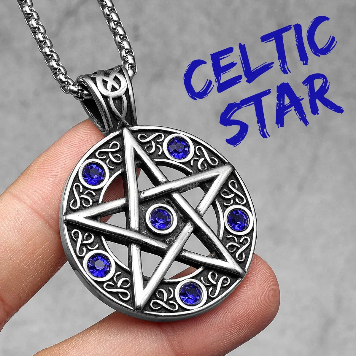 Salomon Star of David Masonic Stainless Steel Men Necklaces Pendant Chain Punk New in For Women Fashion Jewelry Gifts Wholesale
